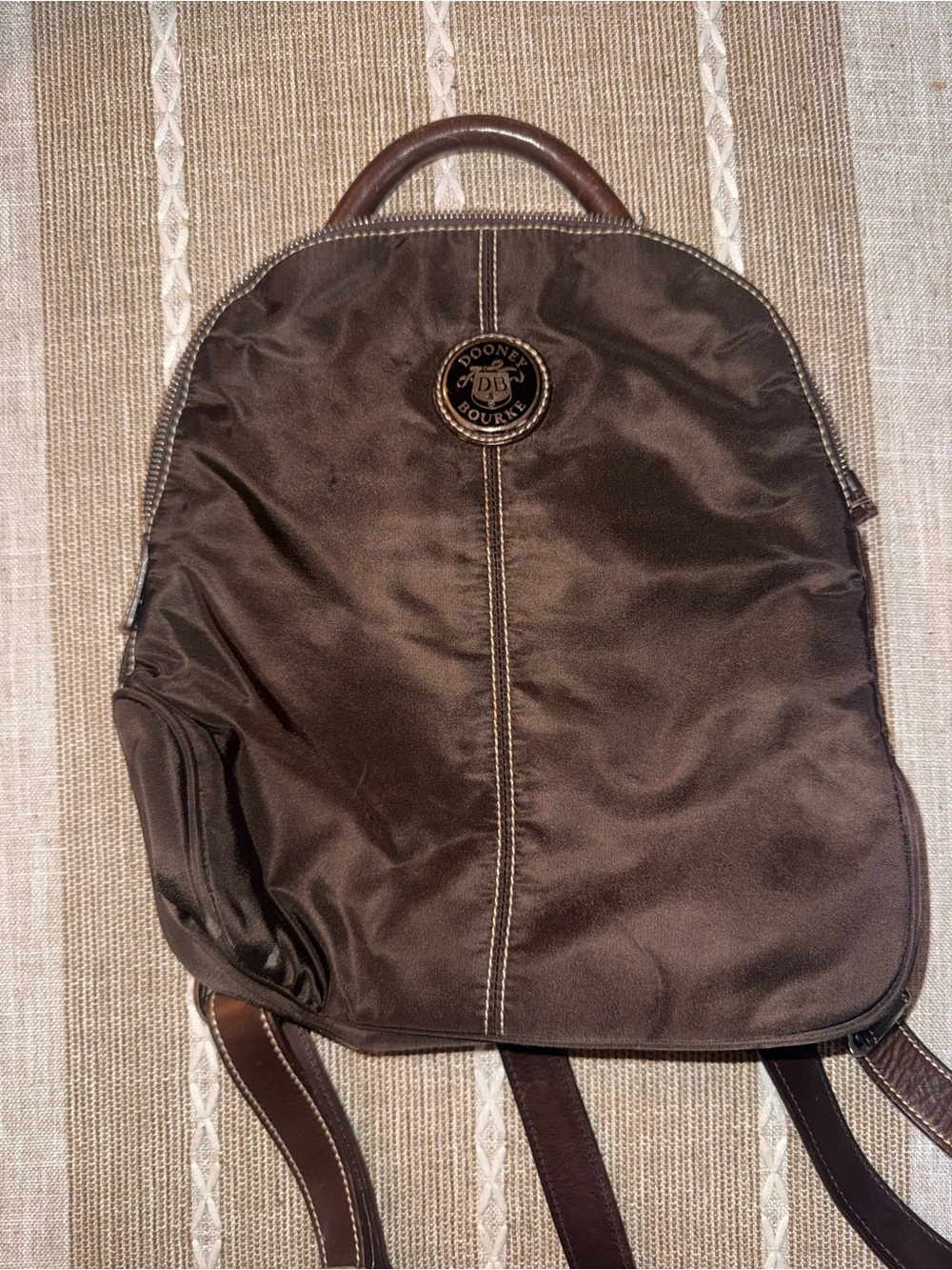 Dooney & Bourke Brown Backpack